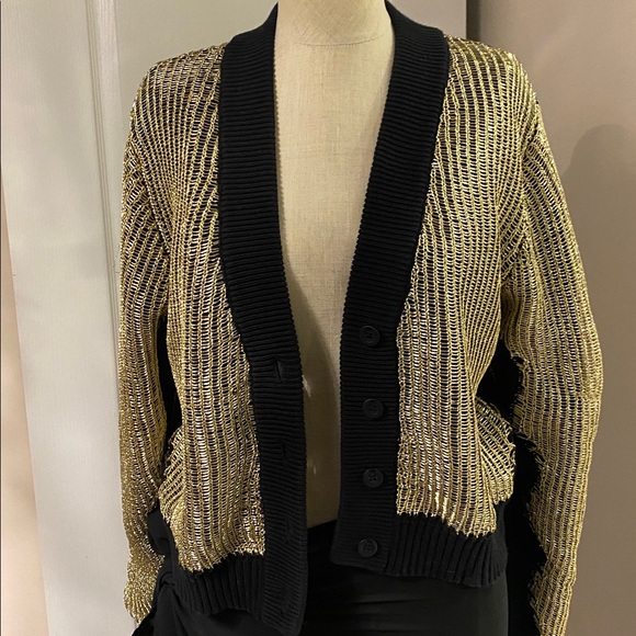 RtA Gold and Black Women's Sweater m - Picture 4 of 9